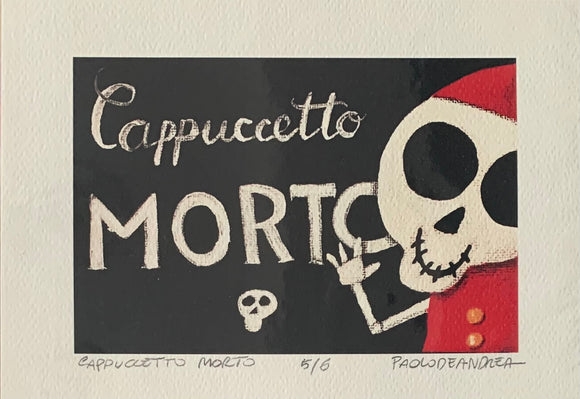 Le Moschine, Cappuccetto Morto, Grafica fine Art, 15x21 cm