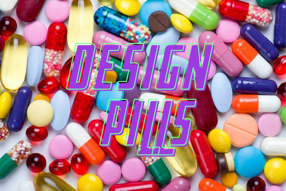 #16 Design Pills - BLUE WAVES