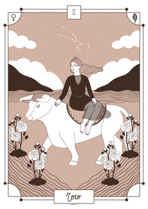 Danipas, Toro, Giclèe su carta, 29,7x21 cm