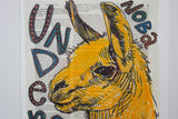 NOBA, Lama Underground, matite colorate, pastelli a cera e marker su carta di recupero, 34 x 22,5 cm