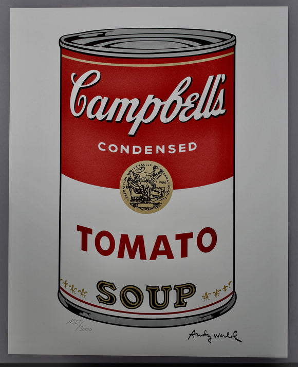 Andy Warhol, Tomato Soup Campbell’s, litografia, 50x70cm