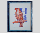 NOBA, Crow, matite colorate e marker su carta 35 x 25,5 cm