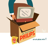 _Homepainter, Philips, Giclèe su carta cotone, 50x50 cm (60x60 cm con cornice), 2020
