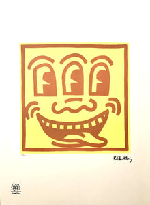 Keith Haring, Three Eyes Pop Shop , litografia off set, 50x70 cm