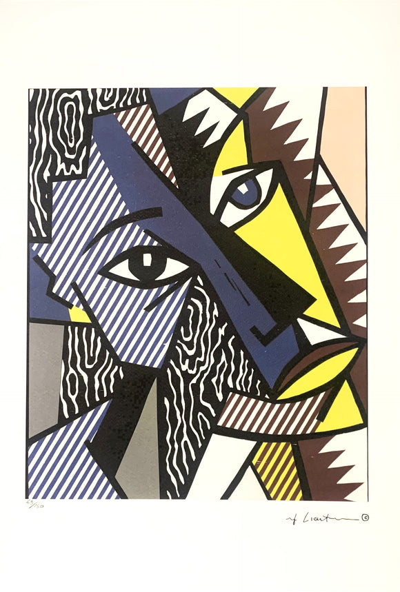 Roy Lichteinstein, Hommege to Picasso litografia, 56,5x38 cm