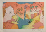 Luca Alinari, Paesaggio, Acquaforte e acquatinta, 34x24,5 cm