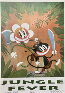Le Moschine, Jungle Fiver, Grafica fine Art, 29,5x21 cm