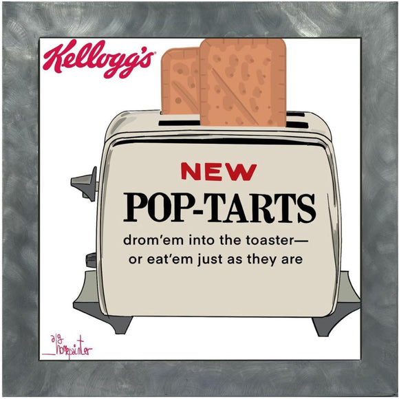 _Homepainter, POP- Tarts, Giclèe su carta cotone, 50x50 cm (60x60 cm con Cornice), 2020