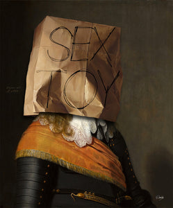 SLASKY, Sex Toy, Digital su tela, 50x40 cm