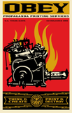 Obey (Shepard Fairey), Print and Destroy, serigrafia, 61x90 cm