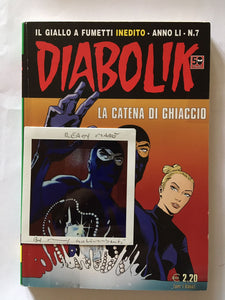 Maurizio Galimberti, Diabolik Readymade , Polaroid su fumetto, 8,7x7,2 cm