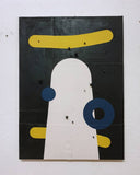 Andrea Balzano, White Light , Acrilico, legno e materiali di riciclo, 72x99 cm