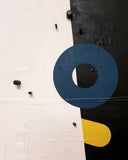 Andrea Balzano, White Light , Acrilico, legno e materiali di riciclo, 72x99 cm