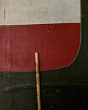 Andrea Balzano, Astratto morbido nero, Acrilico,tessuto, acrilico e resina cemento, 97x68 cm