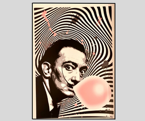 Giorgio Mussati, Salvador Dalì Popping, Grafica Fine Art su carta cotone 50%, 50x70 cm