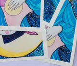 Giulia Caruso, Mother Moon, Grafica Fine Art su carta 320 gr,  50x 70 cm