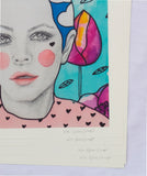 Giulia Caruso, Poppy Pink, Grafica Fine Art su carta 320 gr,  50x 70 cm