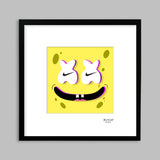 Blvckjep, “SpongeMello” - Bikini Bottom collection , Fina Art print, 30x30 cm